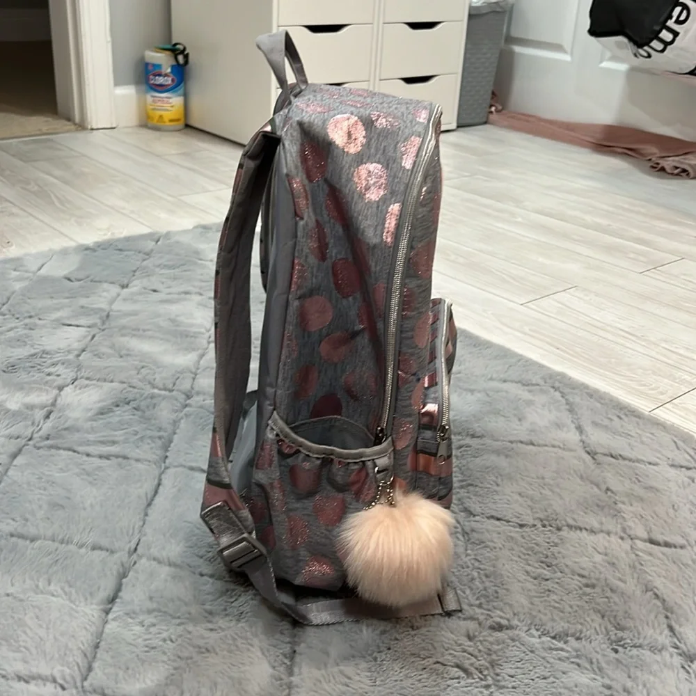 Justice letter S school book bag